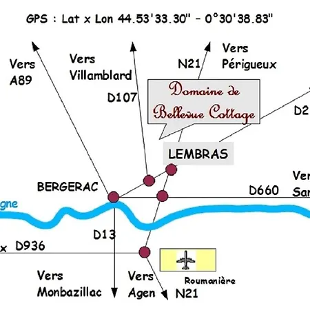Du & Du Bon Air - Linge Maison Inclus - Parking Prive Gratuit - Centre Bergerac 10mn - Domaine Bellevue En Perigord Appartement Lembras